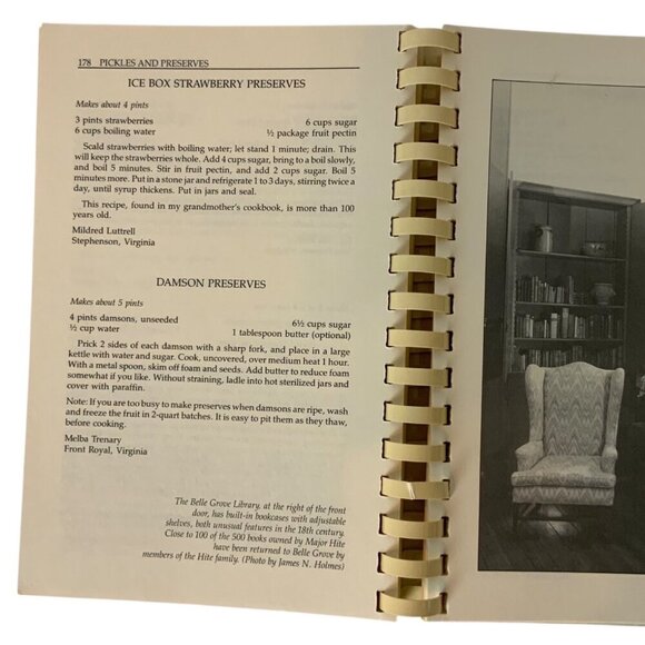 The Belle Grove Plantation Cookbook Featuring Shenandoah Valley Recipes 1986 - Picture 10 of 13